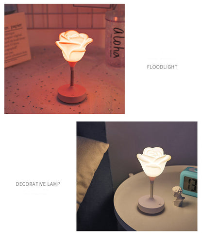 Pretty Floral Soft Glow Table Lamp
