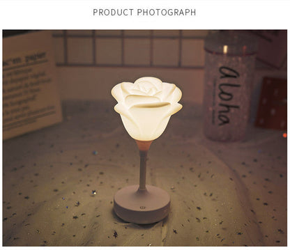 Pretty Floral Soft Glow Table Lamp