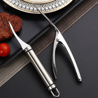 Easy Shrimp Peeler Stainless Steel Kitchen Tool