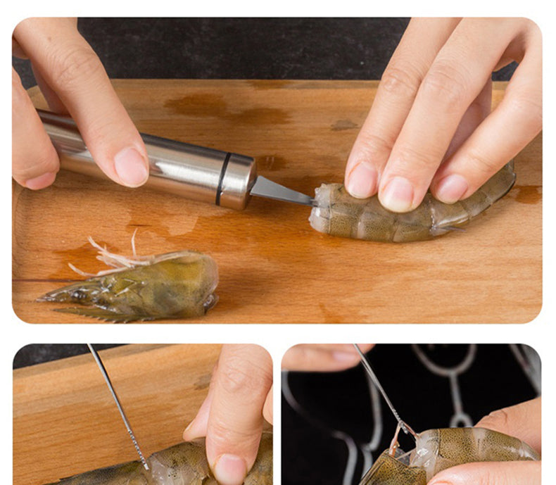 Easy Shrimp Peeler Stainless Steel Kitchen Tool