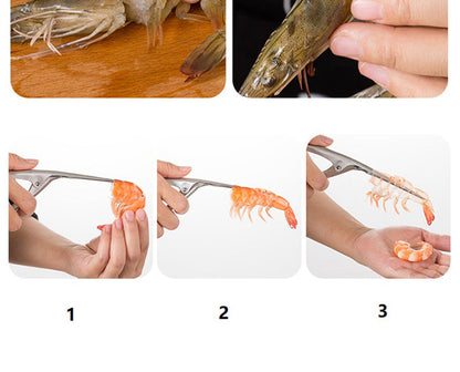 Easy Shrimp Peeler Stainless Steel Kitchen Tool