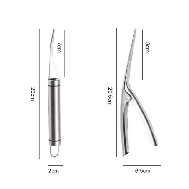 Easy Shrimp Peeler Stainless Steel Kitchen Tool