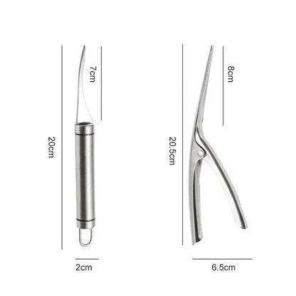 Easy Shrimp Peeler Stainless Steel Kitchen Tool