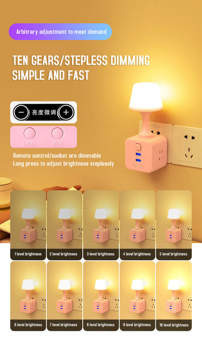 Bright LED Plug Night Light