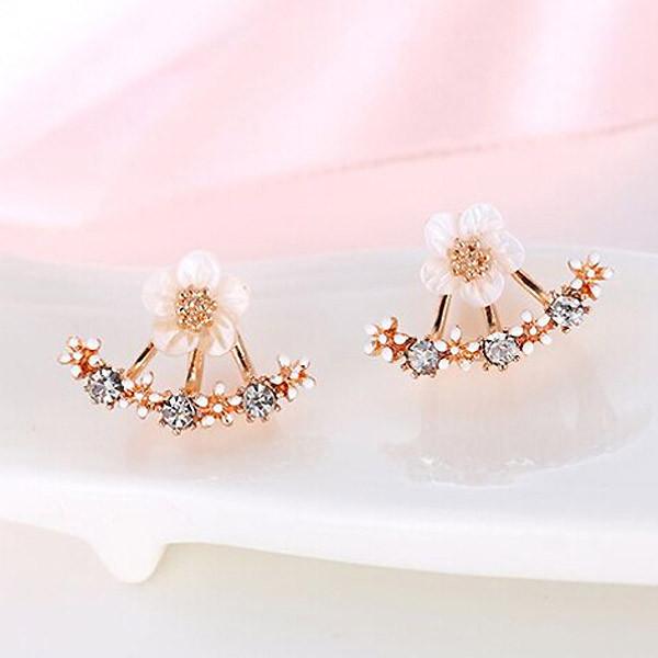 Delicate Floral Drop Earrings