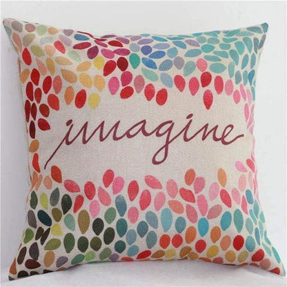 Colorful Bird Tree Life Home Decor Pillow Cover