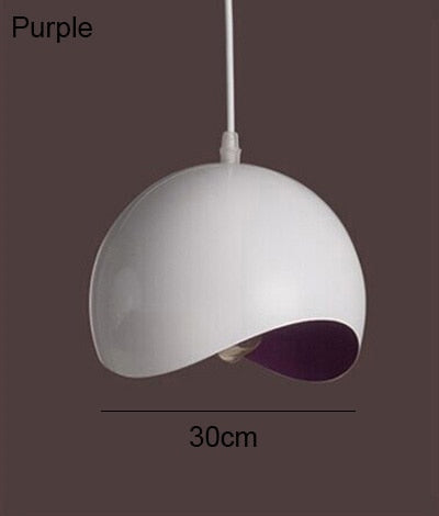 Sleek Metal White Pendant Light