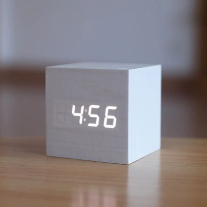 Stylish Wood LED Desk Clock Noxord