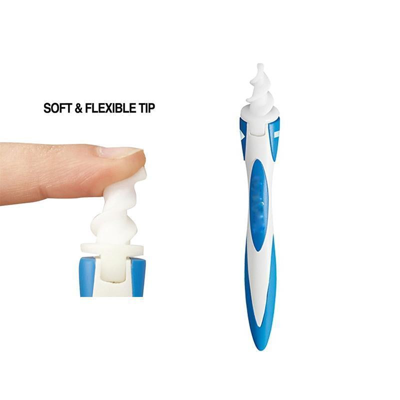 Gentle Ear Cleaner Spiral Remover with 16 Soft Tips