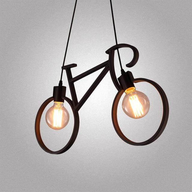 Stylish Bike Wheel Pendant Chandelier Light - Cofik