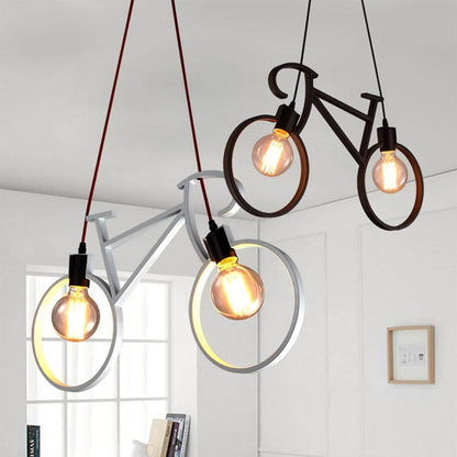 Stylish Bike Wheel Pendant Chandelier Light