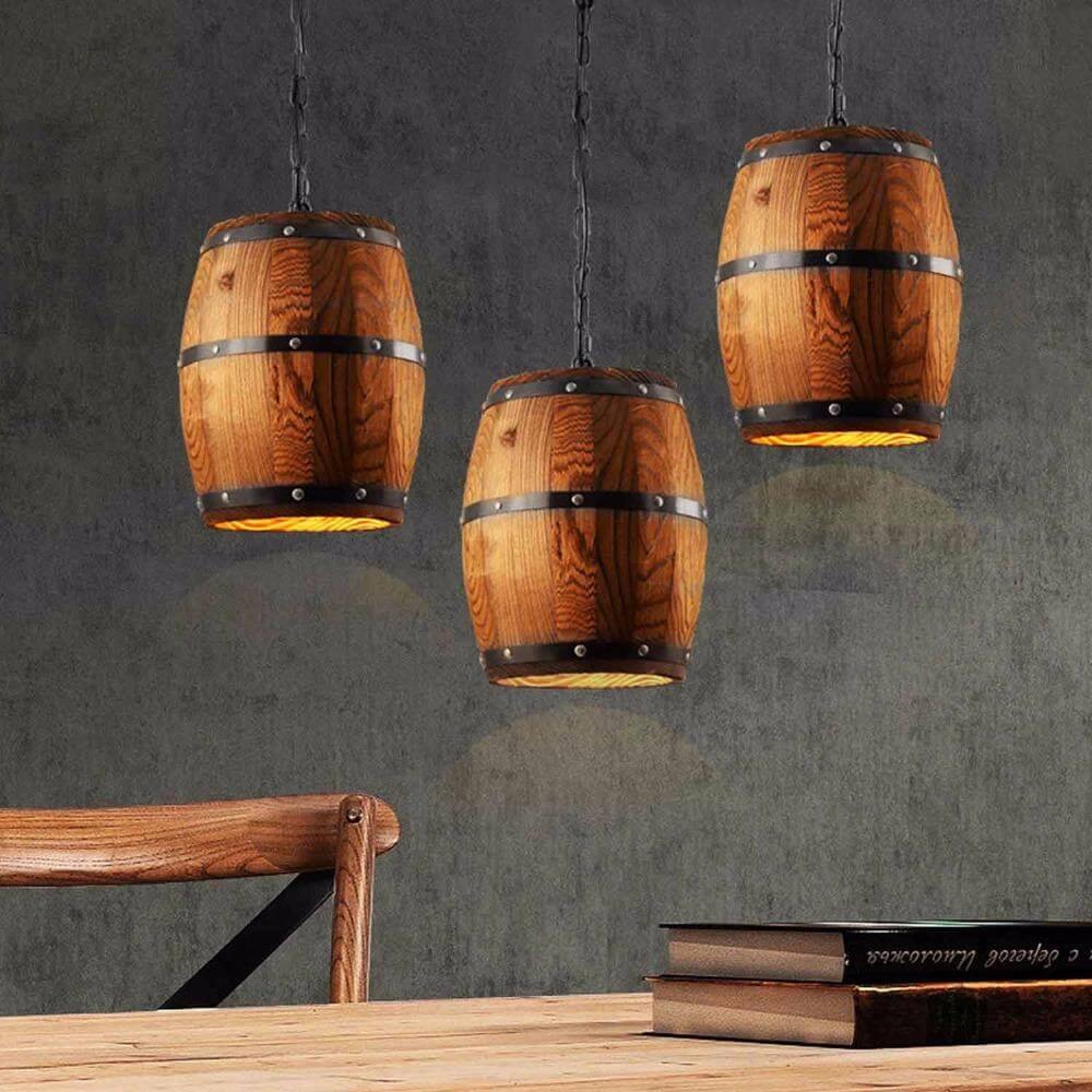 Rustic Wooden Pendant Light Fixtures