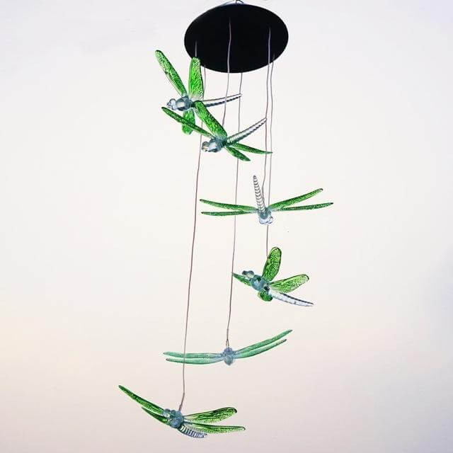 Colorful Solar Powered Garden Lamp