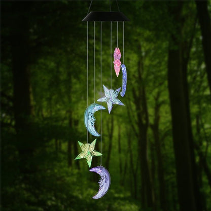 Colorful Solar Powered Garden Lamp