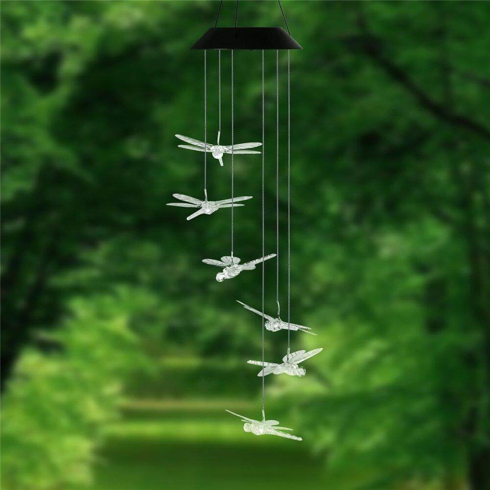 Colorful Solar Powered Garden Lamp