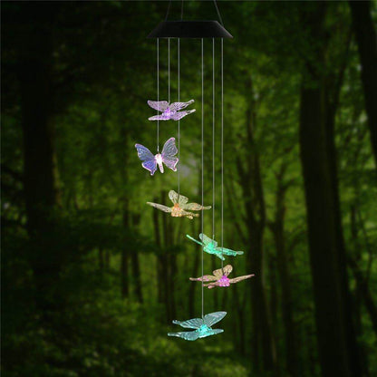 Colorful Solar Powered Garden Lamp