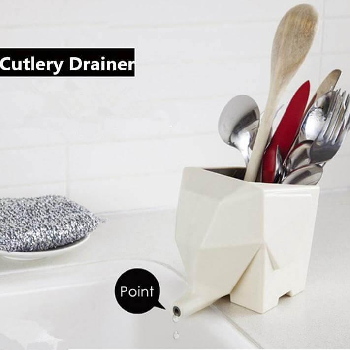 Practical Kitchen Utensil Holder Rack