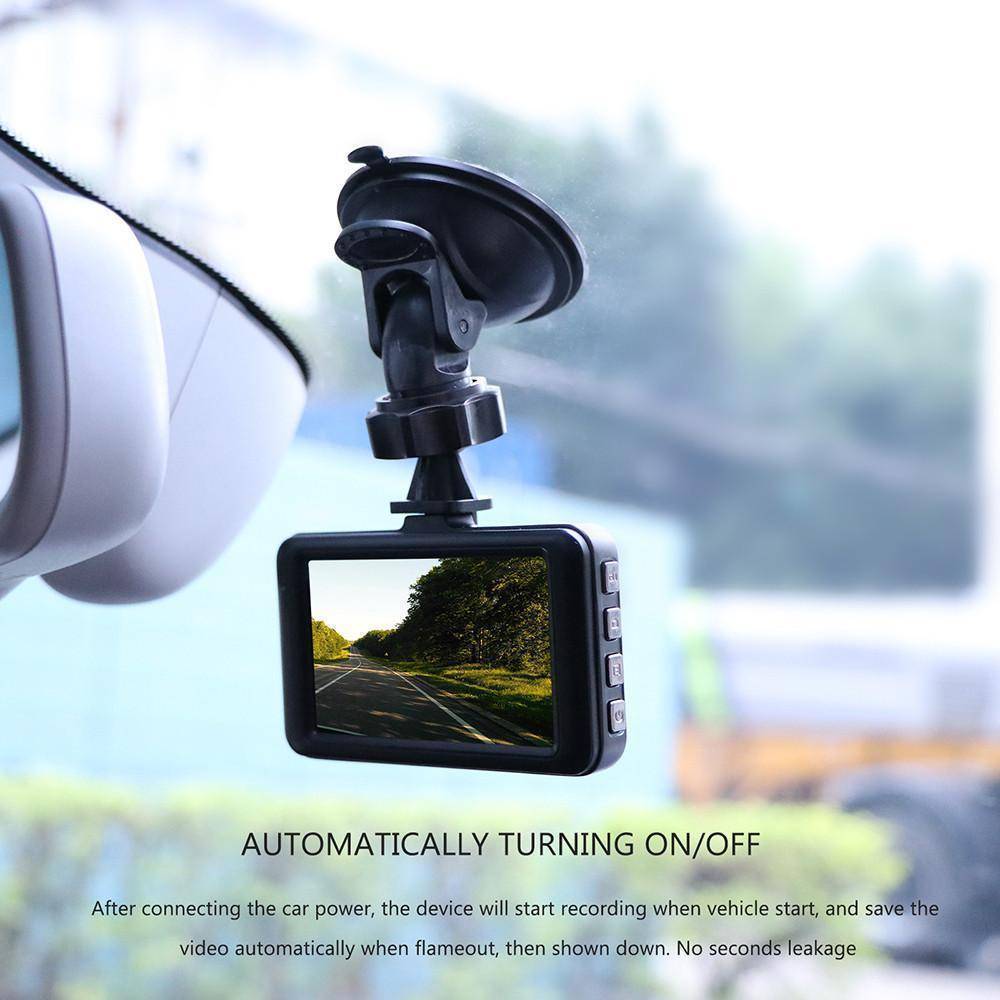 Compact 3 Car Dash Cam 1080P HD Recorder