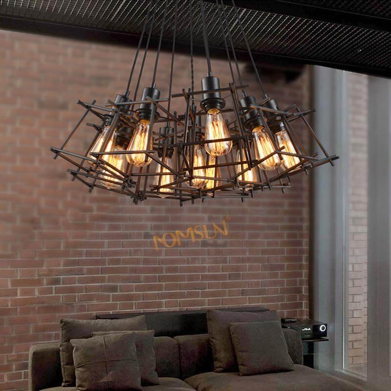 Vintage Style Metal Pendant Light Fixture