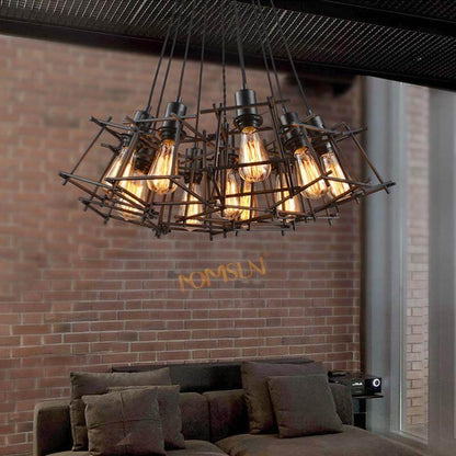 Vintage Style Metal Pendant Light Fixture