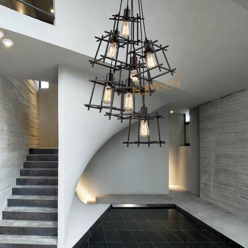 Vintage Style Metal Pendant Light Fixture