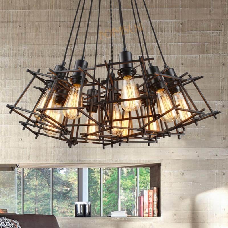 Vintage Style Metal Pendant Light Fixture - Cofik