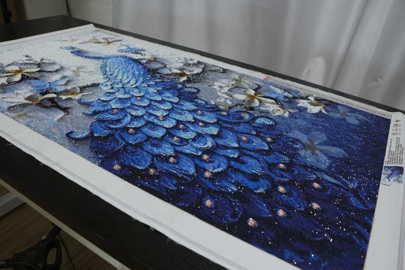 Vibrant Peacock Gem Art Painting Kit