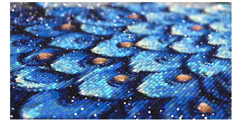 Vibrant Peacock Gem Art Painting Kit
