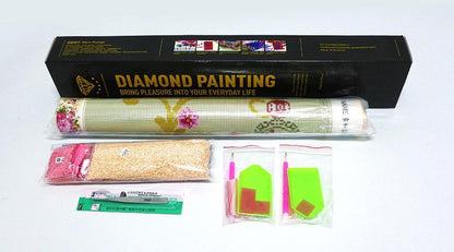 Vibrant Peacock Gem Art Painting Kit