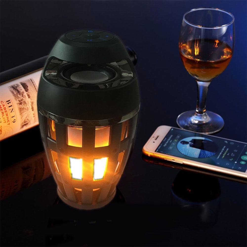 Warm Ambient Table Lamp with Bluetooth Sound