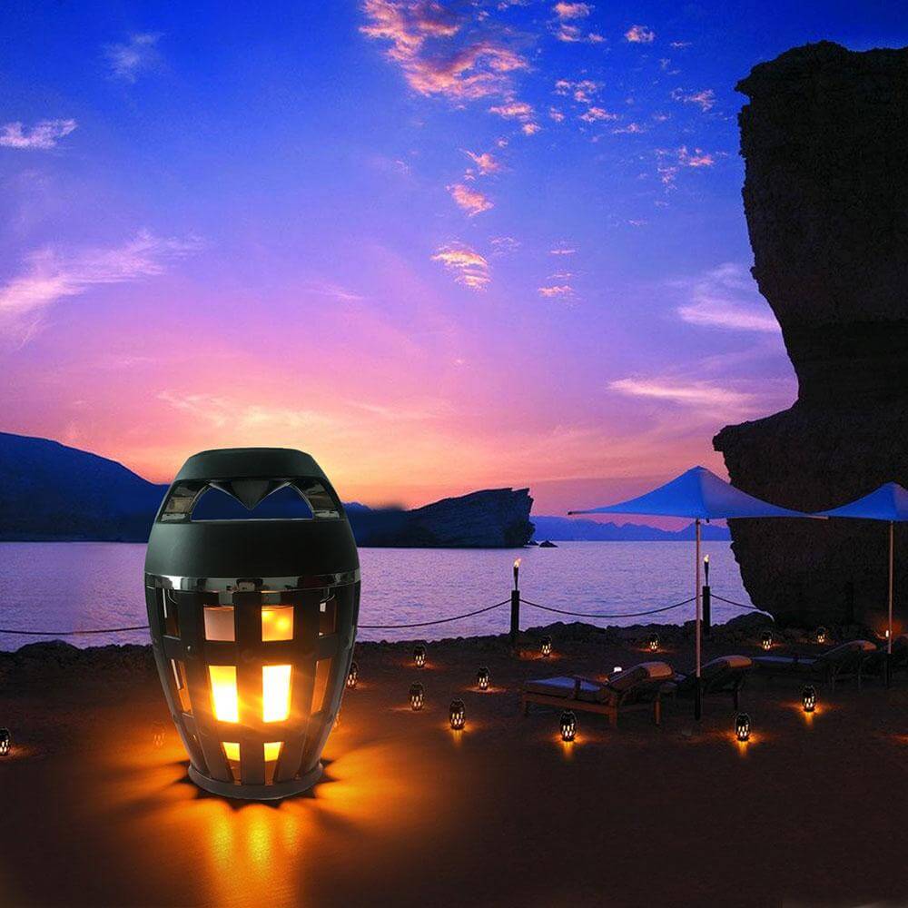 Warm Ambient Table Lamp with Bluetooth Sound