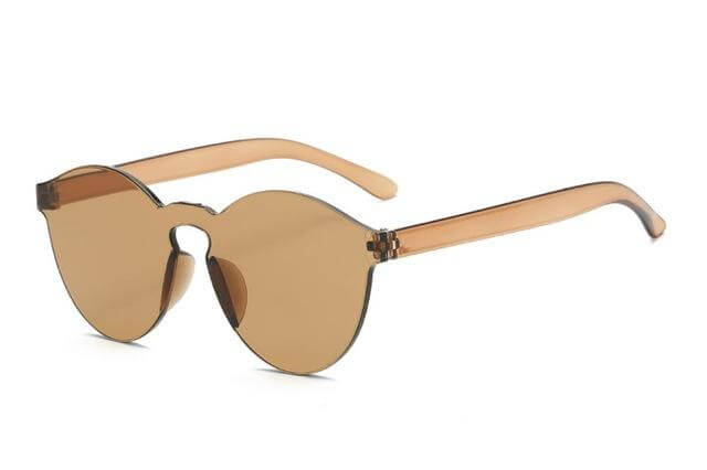 Trendy Circular Shade Sunglasses