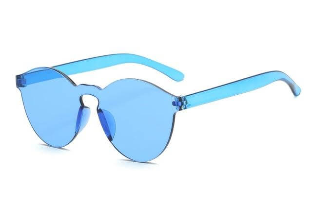 Trendy Circular Shade Sunglasses