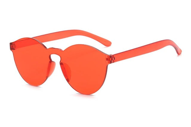 Trendy Circular Shade Sunglasses