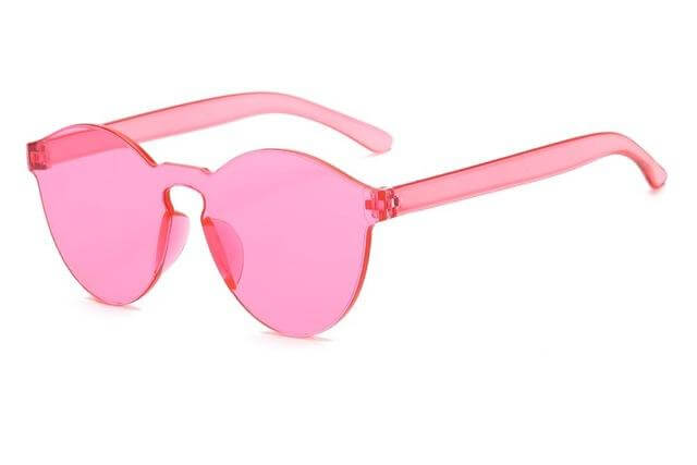 Trendy Circular Shade Sunglasses