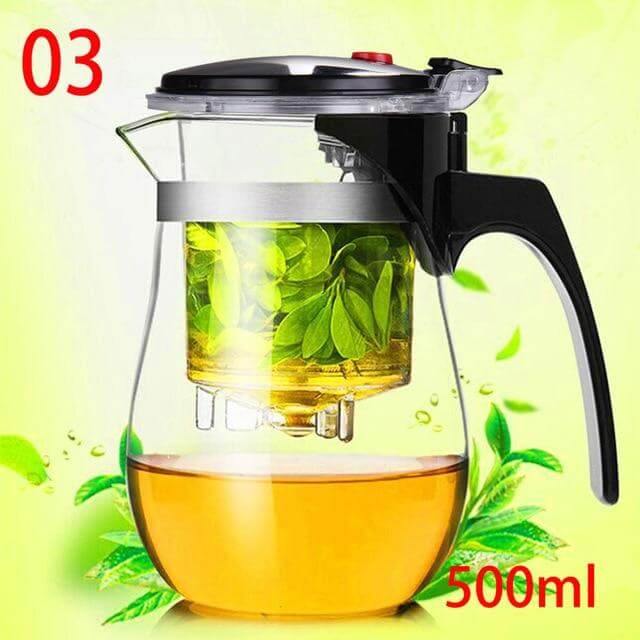 Durable Borosilicate Glass Tea Infuser