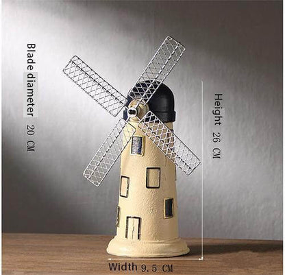 Colorful Retro Windmill Piggy Bank Ornaments - Cofik