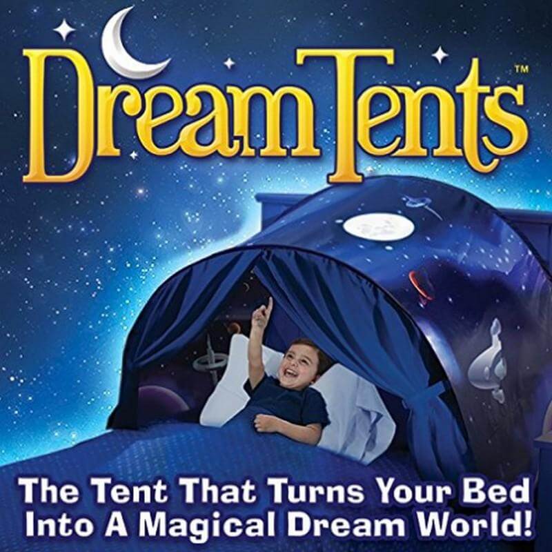Colorful Kids Play Tent Winter Wonderland Stars