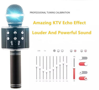 Portable Rechargeable Bluetooth Karaoke Mic