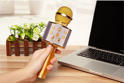 Portable Rechargeable Bluetooth Karaoke Mic