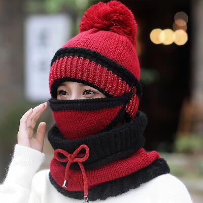 Warm 3 in 1 Winter Beanie Set