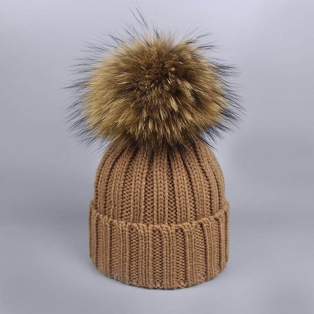 Cozy Fur Beanie and Scarf Winter Set
