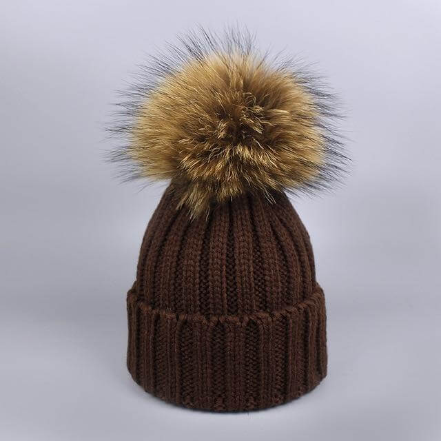 Cozy Fur Beanie and Scarf Winter Set