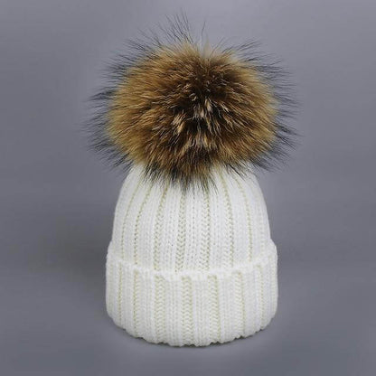 Cozy Fur Beanie and Scarf Winter Set