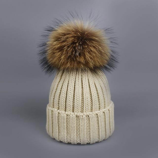 Cozy Fur Beanie and Scarf Winter Set