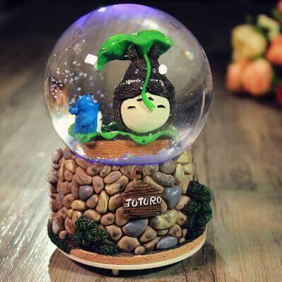 Beautiful LED Glass Ball Musical Night Light Decoration - Cofik