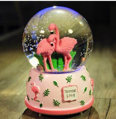 Beautiful LED Glass Ball Musical Night Light Decoration