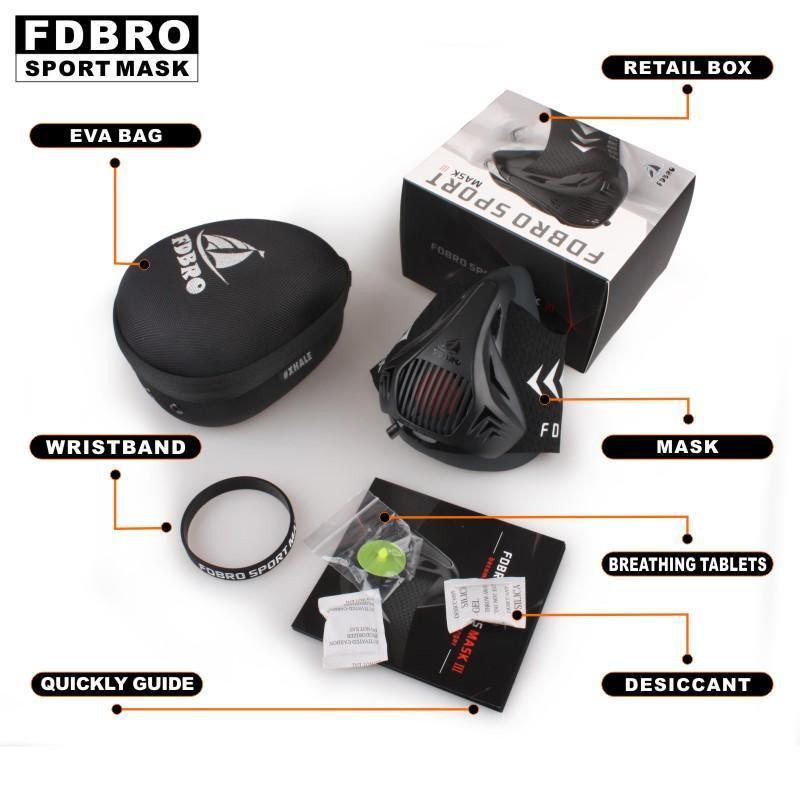 High Altitude Breathing Fitness Mask For Workout Training