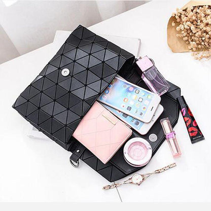 Stylish Patterned Leather Tote Bag