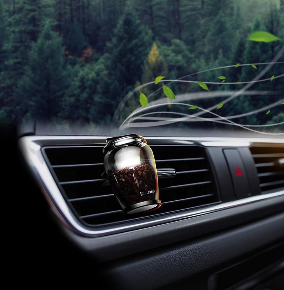 Fresh Car Scent Glass Air Freshener - Cofik